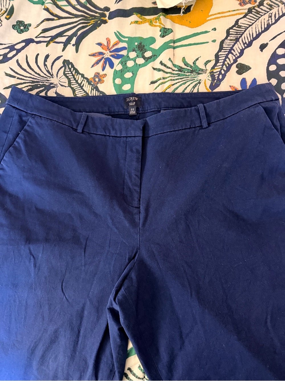 J. Crew Kallie Pant in Deep Navy